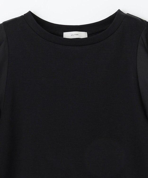 ANY 【接触冷感】秋メキ袖ボリューム カットソー ブラック