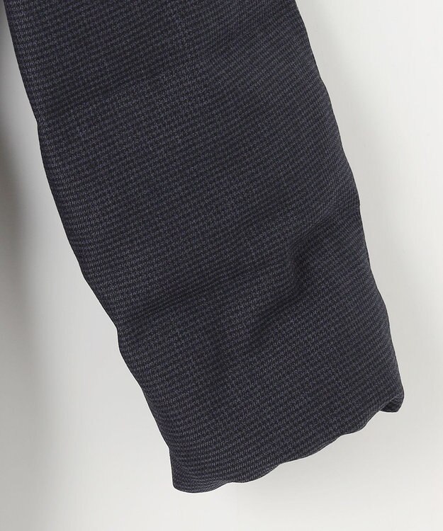 J.PRESS LADIES S 千鳥&グレンチェック ロング ダウン コート ネイビー系3