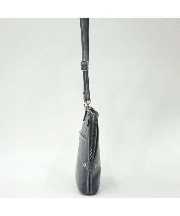 PELLE BORSA 縦型ポシェット Alive アライブ 4437 ネイビー