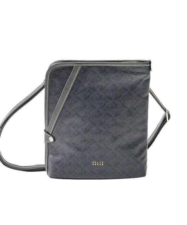 PELLE BORSA 縦型ポシェット Alive アライブ 4437 ネイビー