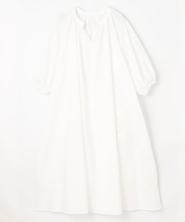 ANY 【ペチコート付】エンブロイダリーワンピース オフ