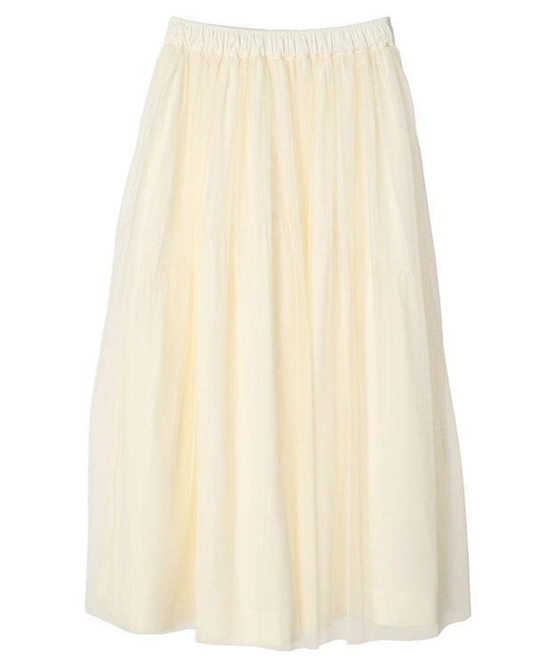 CRAFT STANDARD BOUTIQUE リバーシブルチュールスカート Ivory