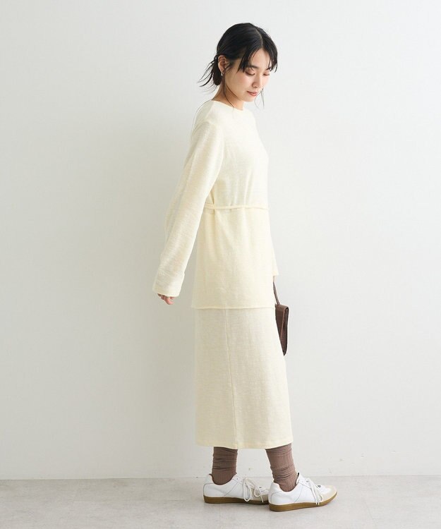 CRAFT STANDARD BOUTIQUE ラップ風デザインワンピース Ivory