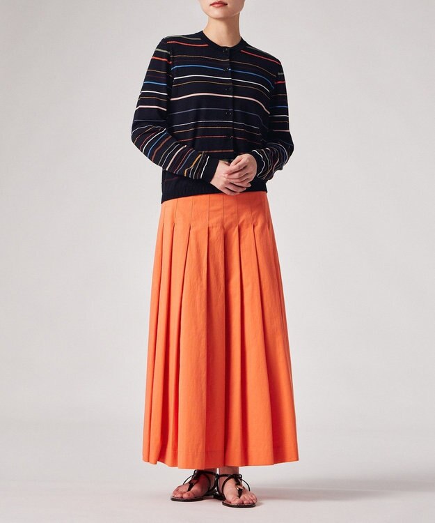Paul Smith マルチカラーライン カーディガン ネイビー