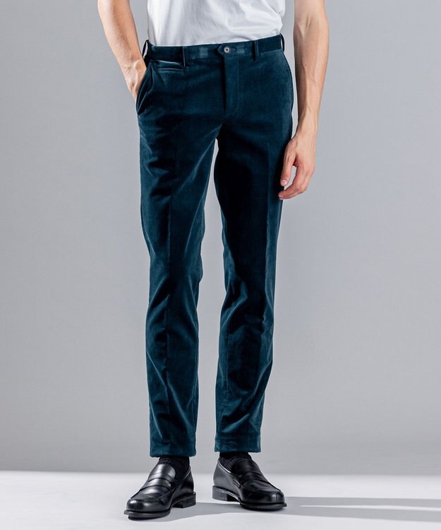 JOSEPH HOMME ライトコーデュロイストレッチ / CITY ピーコックグリーン系