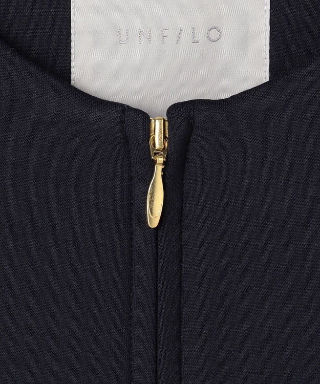 UNFILO ダブルフェイスジャージー ZIPアウター ネイビー