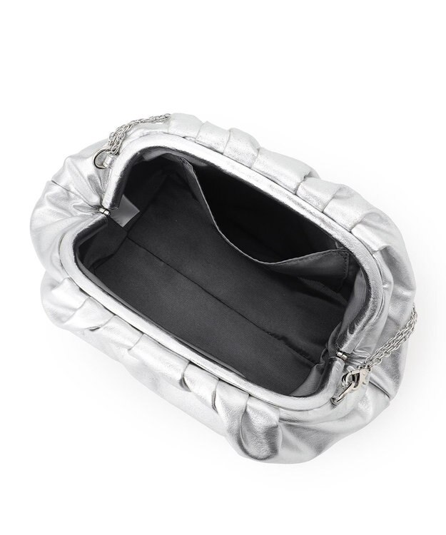 23区 【APPLAUDIR】クラスプ クラッチバッグ シルバー系