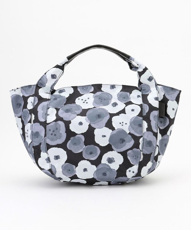 Y'SACCS 総柄プリントトートバッグ グレー