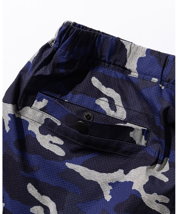 JOSEPH ABBOUD MOUNTAIN 【CREA掲載・ストレッチ/軽量/撥水】 エンボスカモフラージュ ショーツ ネイビー系6