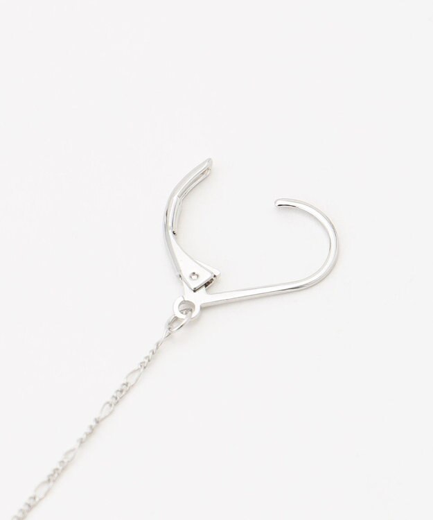 ANY 【WEB限定】ティアドロップピアス（両耳用） シルバー