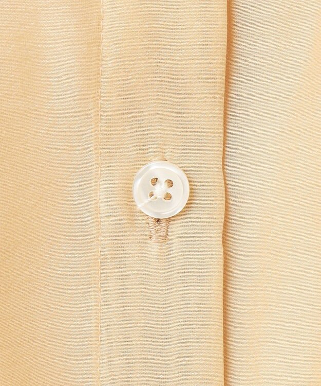 UNFILO シアークロップドシャツ ライトイエロー