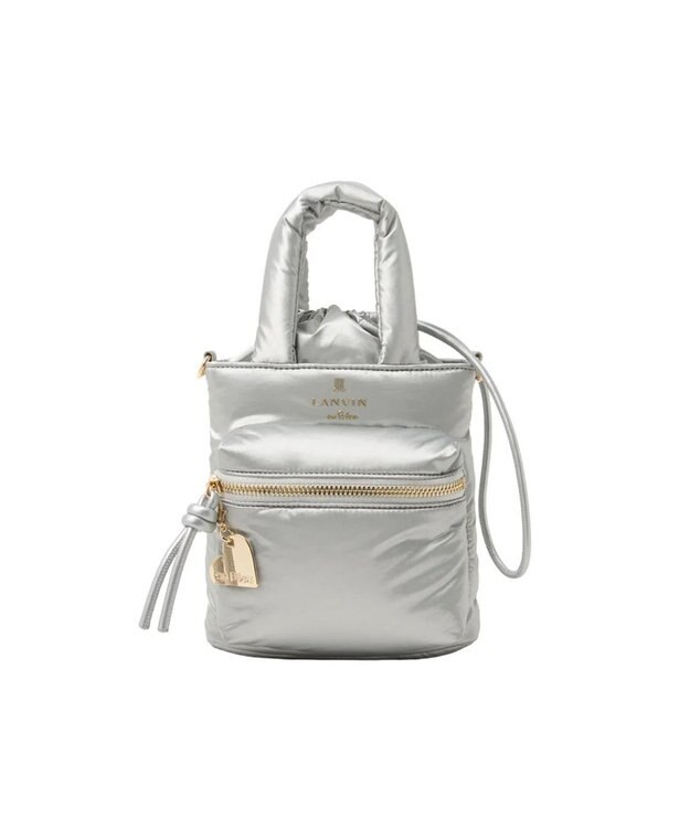 LANVIN en Bleu ボンボン 2wayミニショルダーバッグ シルバー
