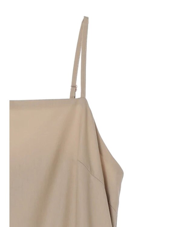 earth music&ecology ドロストデザインキャミワンピース Beige
