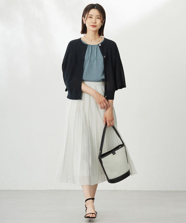 J.PRESS LADIES 【2way】Bucket キャンバス バッグ ブラック系