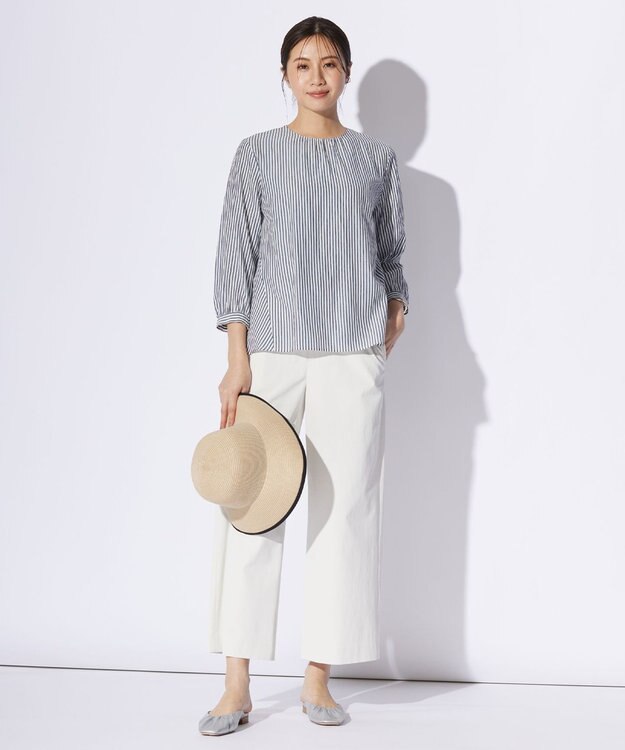 J.PRESS LADIES 【WEB限定・洗える・UV・畳める】BRAID ハット ベージュ系