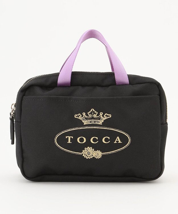 TOCCA TOCCA LOGO POUCH BAG ポーチ ブラック系