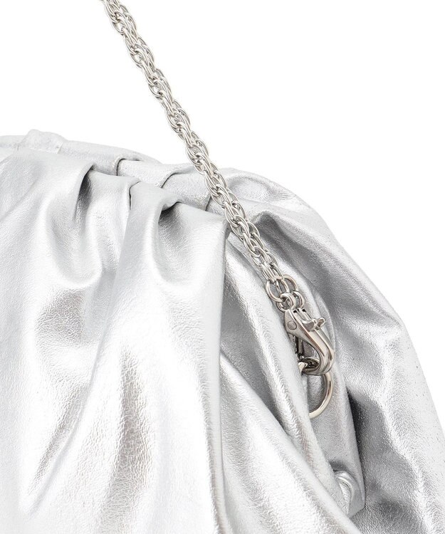 23区 【APPLAUDIR】クラスプ クラッチバッグ シルバー系