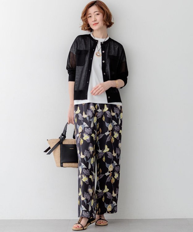 23区 【先行予約】オーバルシェル コンビ ネックレス ホワイト系