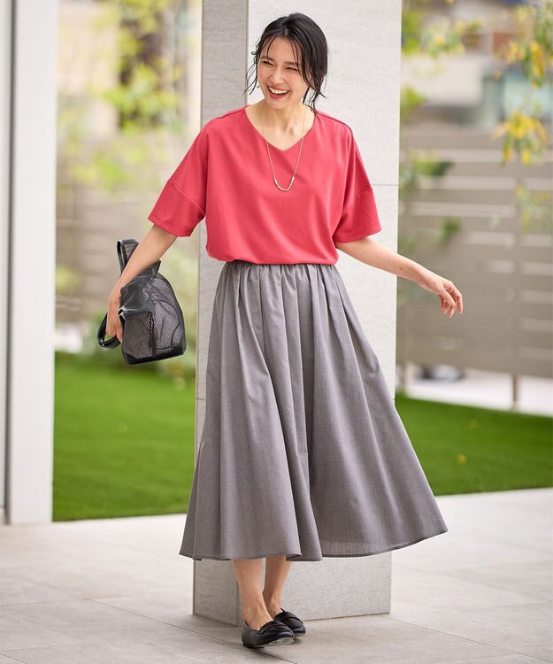 ANY メタルパールレンジネックレス ライトゴールド