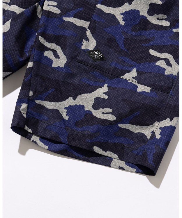 JOSEPH ABBOUD MOUNTAIN 【CREA掲載・ストレッチ/軽量/撥水】 エンボスカモフラージュ ショーツ ネイビー系6