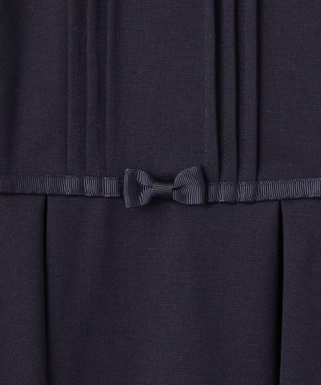 ANY KIDS レース付き きちんと ワンピース ネイビー