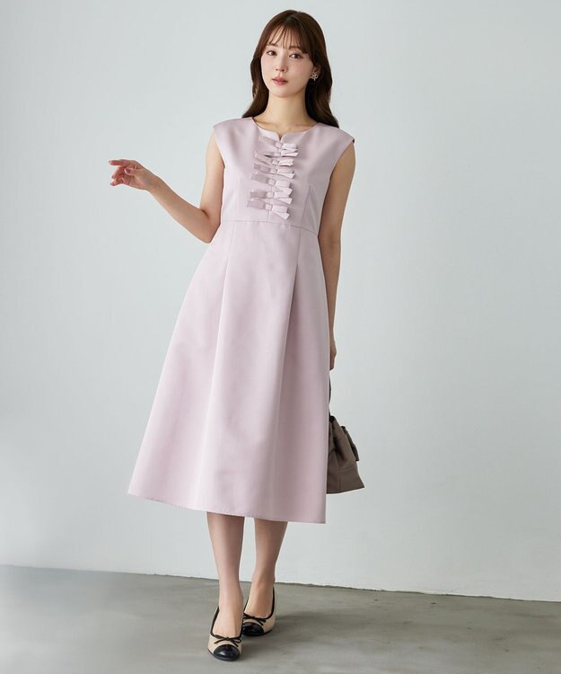 TOCCA 【洗える・消臭】WITH RIBBONS ドレス ピンク系