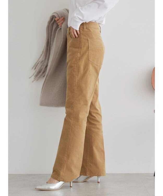 AMERICAN HOLIC コーデュロイフレアパンツ Beige