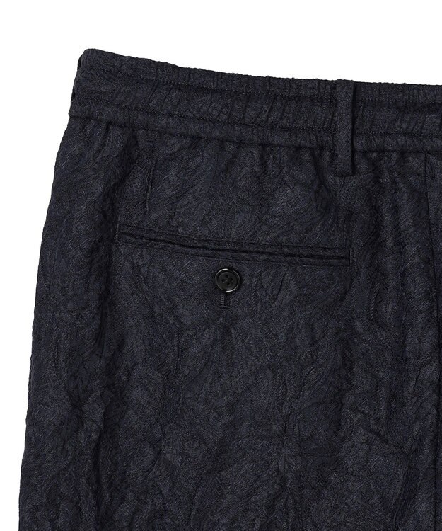JOSEPH HOMME 【HIGH GRADE LINE】ブリーズリージャガード　ドロスト付ストレートパンツ / HOVE CONVERTIBLE ネイビー系