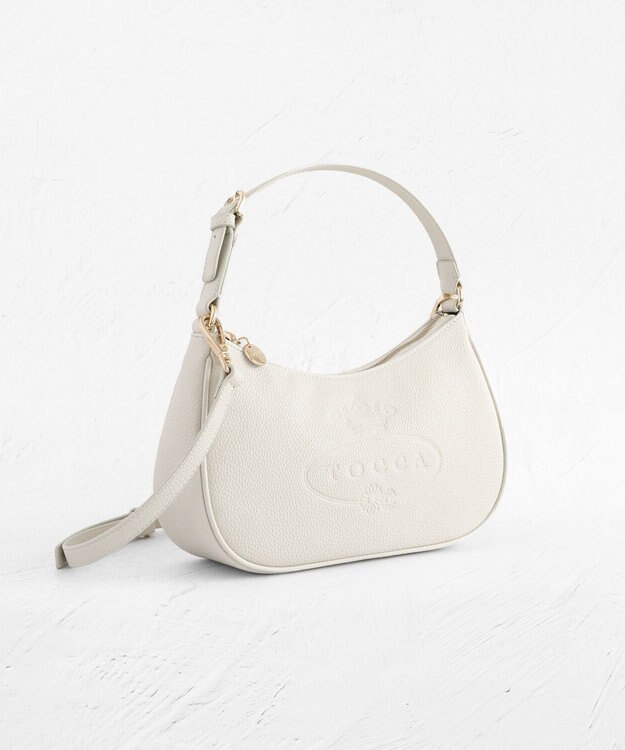 TOCCA DEAR CRESCENT LEATHER MINIBAG ミニバッグ アイボリー系