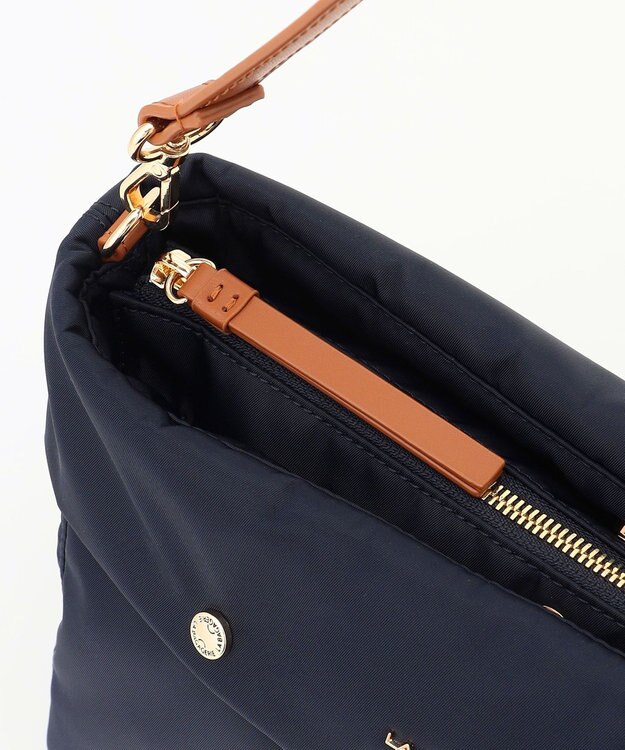 LA BAGAGERIE ダブルフロントポケット2WAYショルダー ネイビー