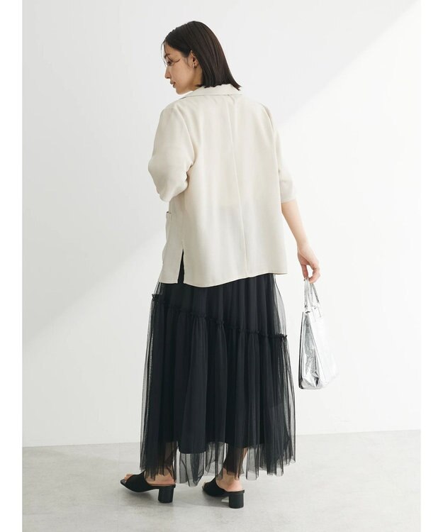 Green Parks 接触冷感　５分袖ジャケット Light Beige