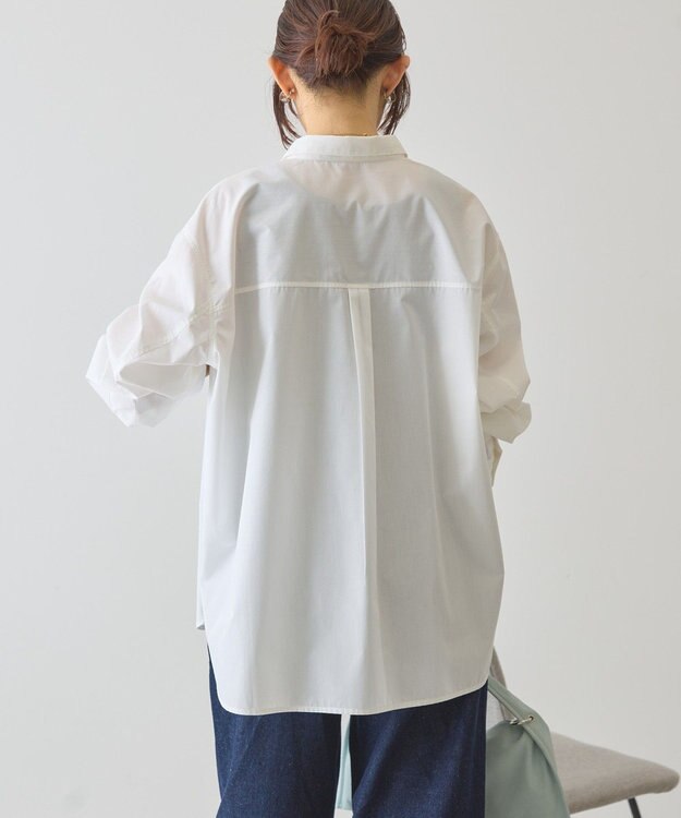 AMERICAN HOLIC 【花粉防止】【イージーケア】ベーシックシャツ Off White