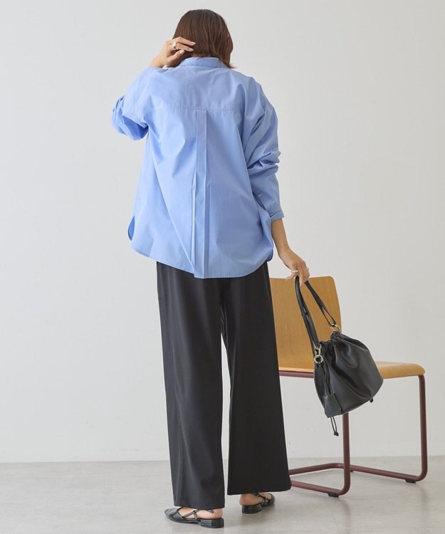 AMERICAN HOLIC 【花粉防止】【イージーケア】ベーシックシャツ Sax