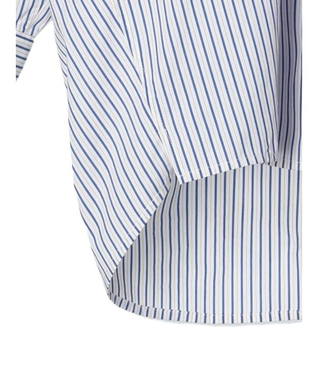 AMERICAN HOLIC イージーケアバックオープンシャツチュニック Blue