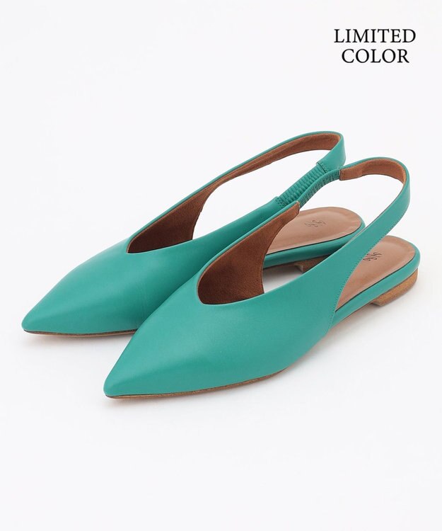 自由区 【SHIHOさん着用・WEB限定カラーあり・人気アイテム】ワイドストラップ サンダル [WEB限定]ターコイズ