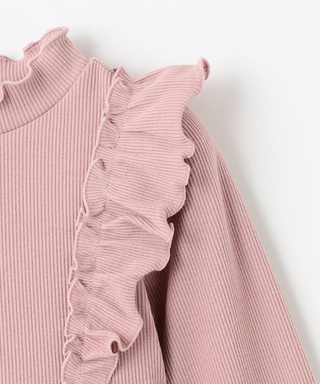 ANY KIDS 花柄 ドッキング ワンピース ピンク系花柄