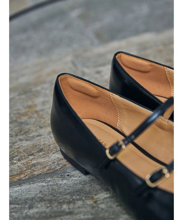 AMERICAN HOLIC メリージェーンフラットシューズ Black