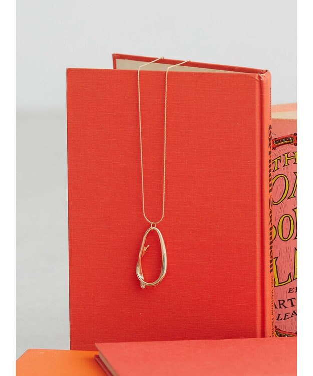 AMERICAN HOLIC ノットメタルトップネックレス Gold