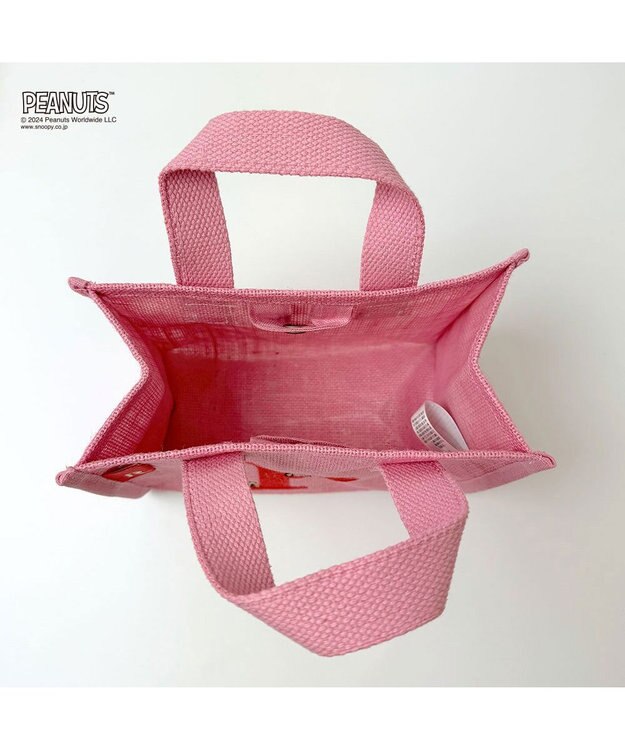 ROOTOTE 8599【スヌーピー】IP.ベビールー.ボックスジュート.ピーナッツ-9D 03：P-ピンク