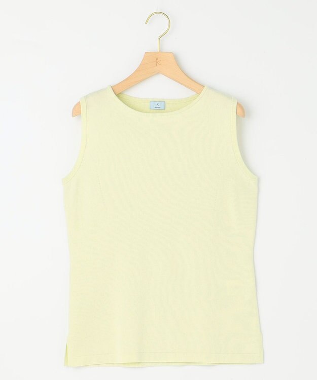 組曲 【WEB限定カラーあり】ニットタンクトップ 【WEB限定】ライム系9