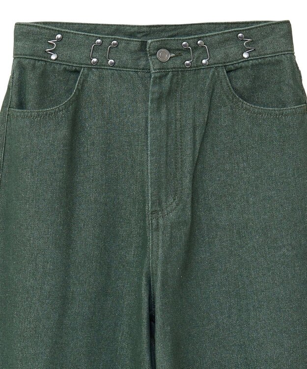 CRAFT STANDARD BOUTIQUE ホックワイドパンツ Khaki