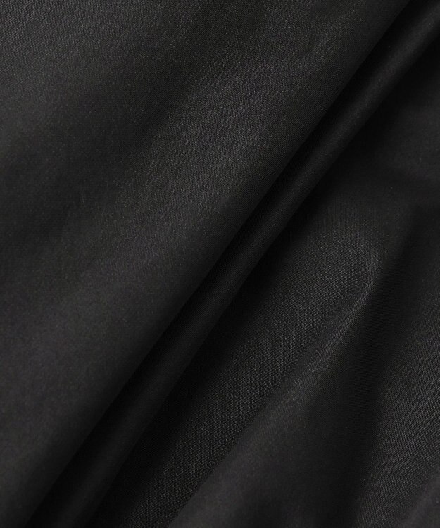 uncrave メモリータフタ フレアスカート ブラック