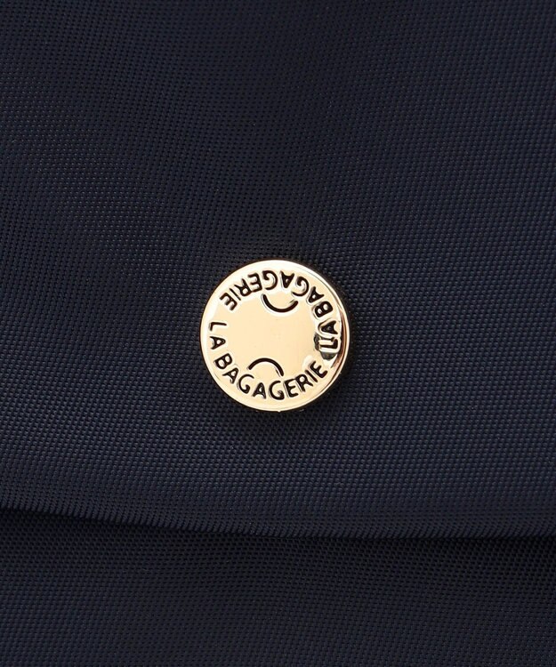 LA BAGAGERIE ダブルフロントポケット2WAYショルダー ネイビー