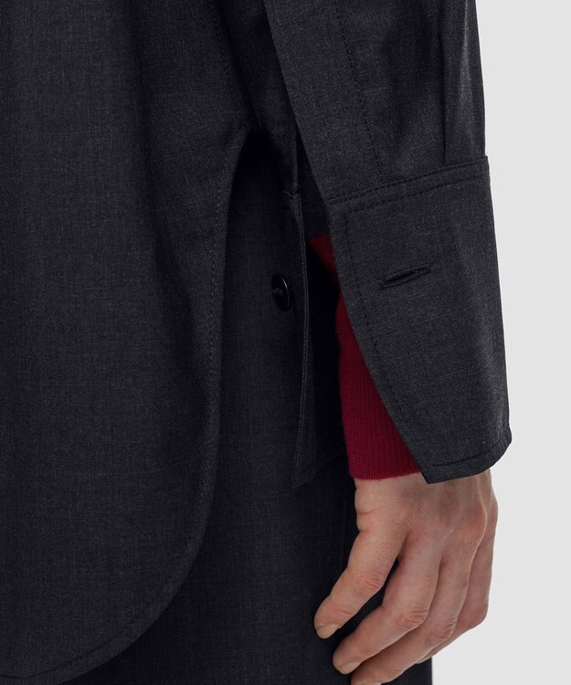 JOSEPH ライトテーラリング　シャツ Smoke