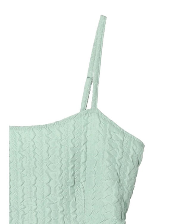 Green Parks ・ｎｏｖｅｍ９　フクレジャカードキャミワンピ Mint Green