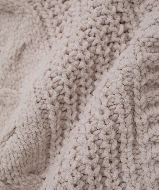 earth music&ecology マットモールカーディガン Pink