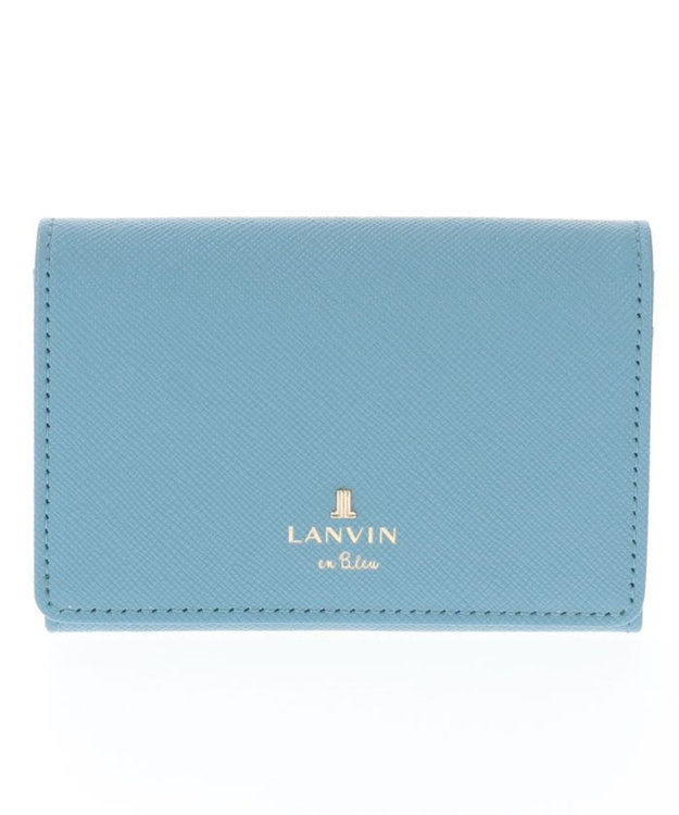 LANVIN en Bleu リュクサンブールカラー 名刺入れ ブルー