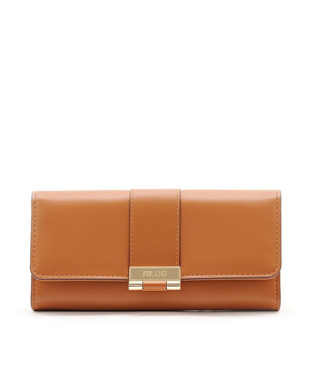 MioFIRANO ラスタープレートロングウォレット 財布　FIRANO フィラノ CAMEL