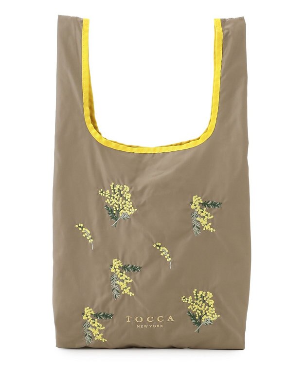 TOCCA 【A4サイズ対応・一部カラー撥水】BOUQUET DE REVE ECO BAG エコバッグ ベージュ系