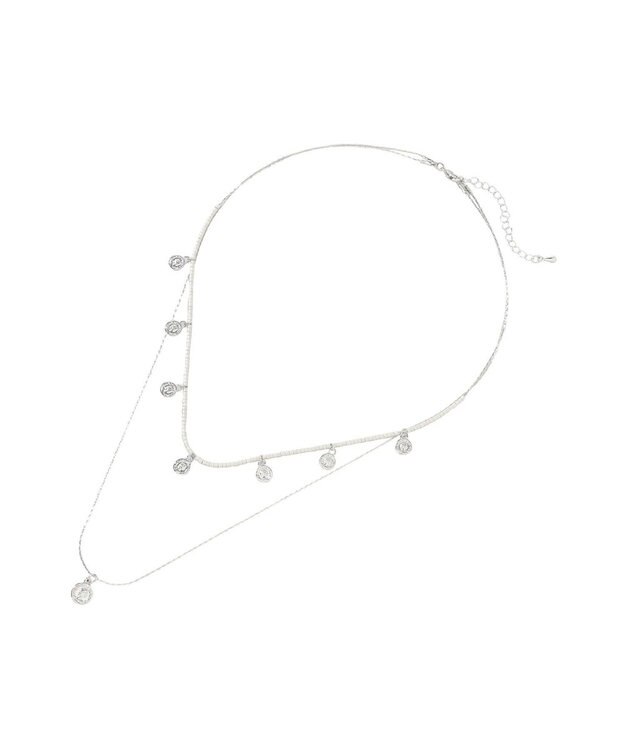 AMERICAN HOLIC プレンティコイン2連ネックレス Silver